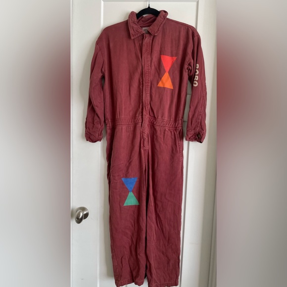 Bobo Choses geometric woven overalls - Picture 2 of 3